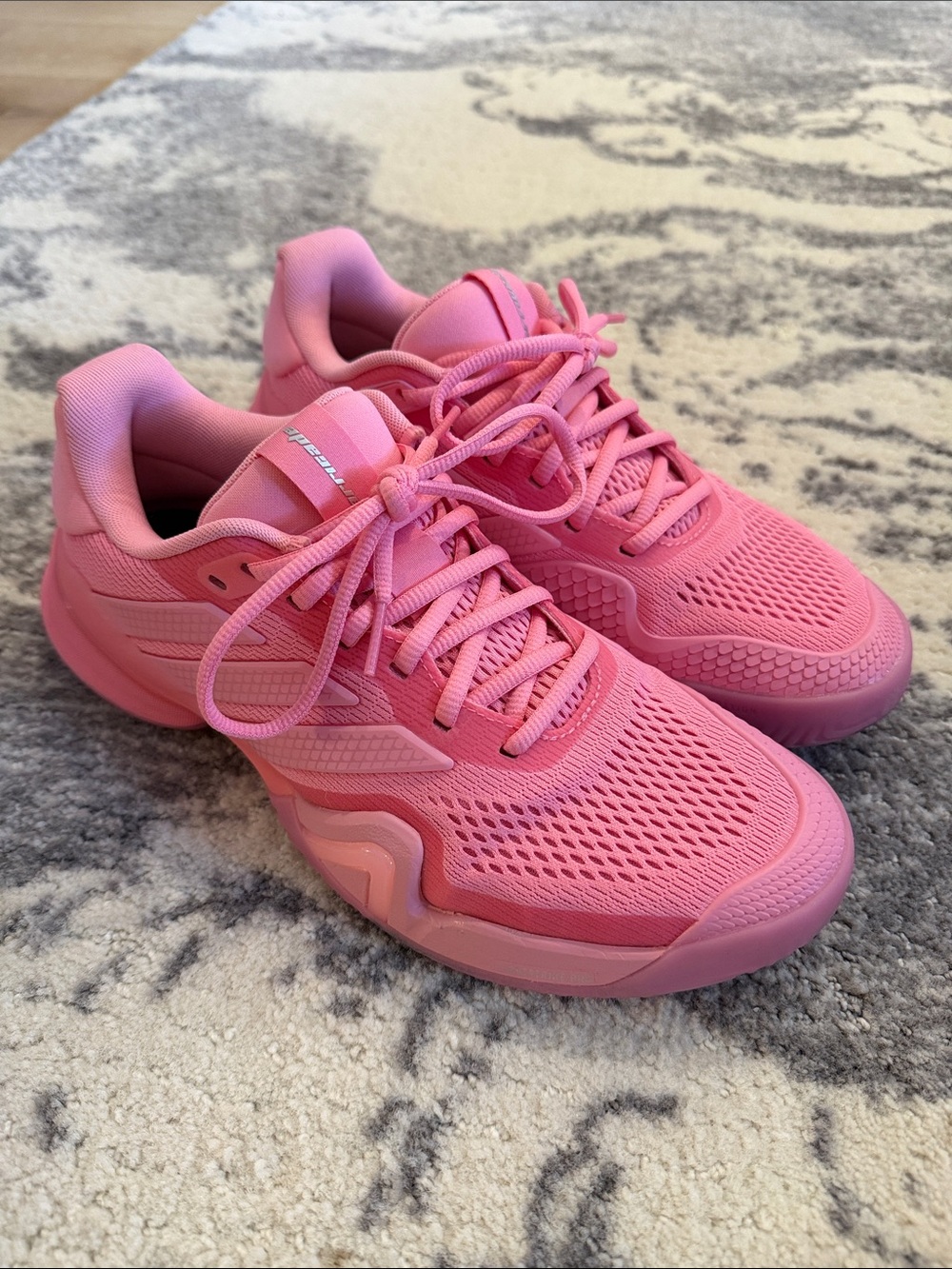 Women's Barricade 14 Tennis Shoes Bliss Pink and Silver Metallic